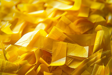 sliced Yellow Waste Paper for Packaging, decorative Sliced Paper for Packaging Items