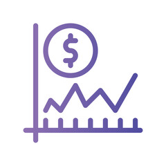 stocks gradient icon