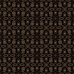 Fototapeta premium Abstract traditional ethnic Javanese Indonesian batik pattern