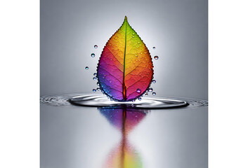 drop on a leaf