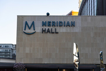 Naklejka premium Meridian hall of Toronto Canada - TORONTO, CANADA NORTH AMERICA - APRIL 18, 2024