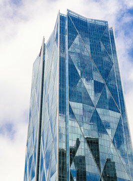 CIBC building at cibc Square in Toronto Canada is an amazing skyscraper - TORONTO, CANADA NORTH AMERICA - APRIL 18, 2024