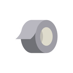 Duct Tape for DIY Repairs and Household Maintenance, Vector Flat Illustration Design
