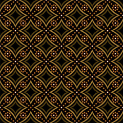 ethnic batik vector indonesian pattern fashion seamless vintage textile abstract flat culture art