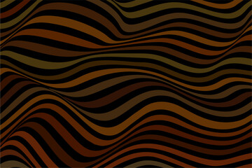 Fototapeta premium Shades of brown vector layout with curves. Colorful illustration in abstract style with twisted lines. The best designs for posters, banners, fabrics and more