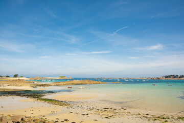 Obraz premium Magnifique paysage de mer en Bretagne - France