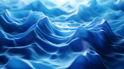 Obraz premium abstract background blue waves relaxing creative wallpaper, business background 