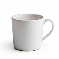 Standalone cup isolated on a pristine white background, Ai Generated