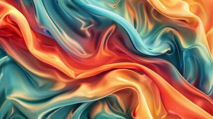 Illustration of a unique fabric that transforms from rough to silky with just a touch, Ai Generated