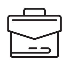 Briefcase Business Portfolio Line Icon
