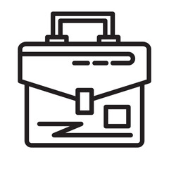 Briefcase Business Portfolio Line Icon