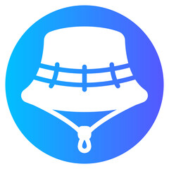 hat gradient icon