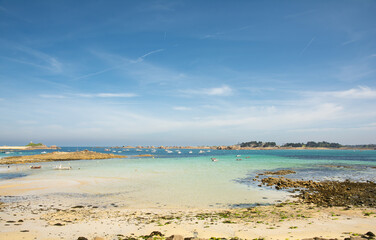 Magnifique vue sur la mer en Bretagne - France