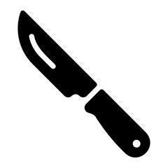 knife glyph icon