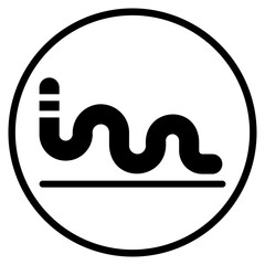 worms glyph icon