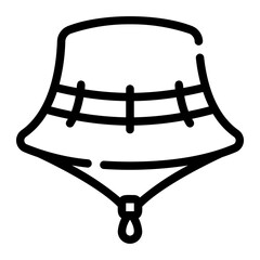 hat line icon