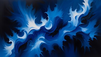 Clear Plain Shiny Warm Soft Vintage Bokeh Cloudy Wave Like Geometric Blue Background or Texture