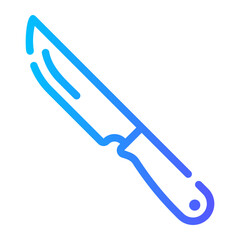 knife gradient icon