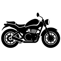 motorcycle vector silhouette isolated white background (19)