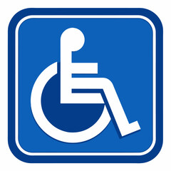 Handicapped or accessibility parking only sign (9)