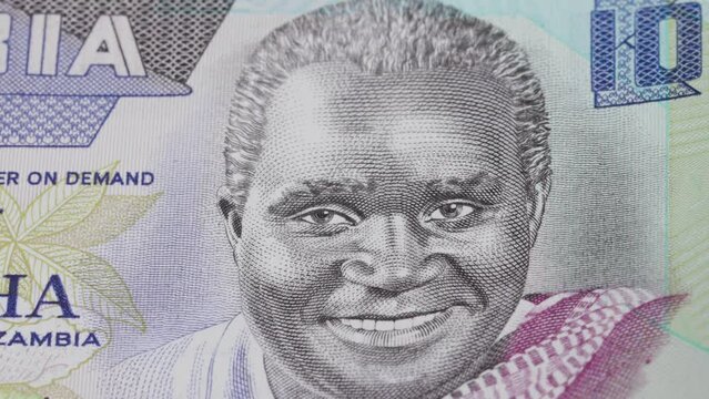 10 Zambia kwacha national currency legal tender banknote bill bank 4