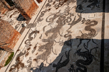 Mosaics at Ostia Antica Rome
