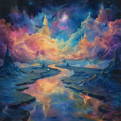 Ethereal Voyages Journeying Through the Cosmos