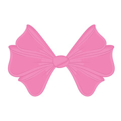 Isolated pink wrapped ribbon icon Vector illustration