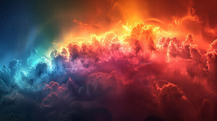 Beautiful rainbow background