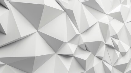 white polygon abstract background