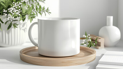 cup of coffee on the table