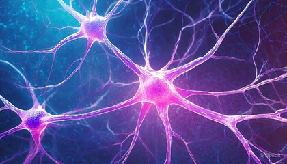 3d rendered illustration of neuron