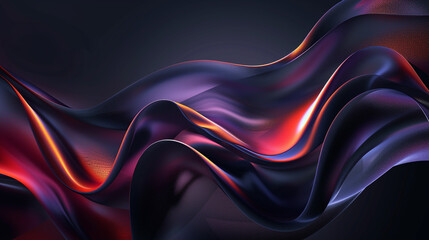 Modern abstract motion banner on dark background