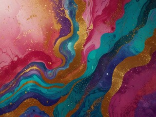 Glitter pop background colorful marble pattern