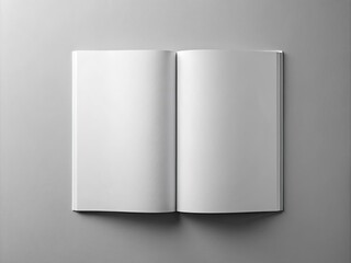 open book with blank pages generativ ai