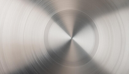 Radial metal texture background. Brushed metal circle background. Stainless black steel texture or metal texture background