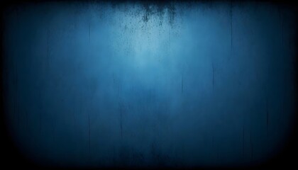 Blue grunge textured wall background