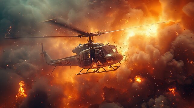 Helicopter Horror: In-Flight Crush Catastrophe - Powered by Adobe