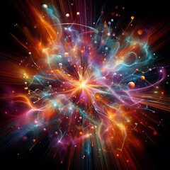 Fototapeta premium Abstract background. Design element for graphics artworks generated by ai