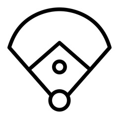 Baseball Diamond Icon