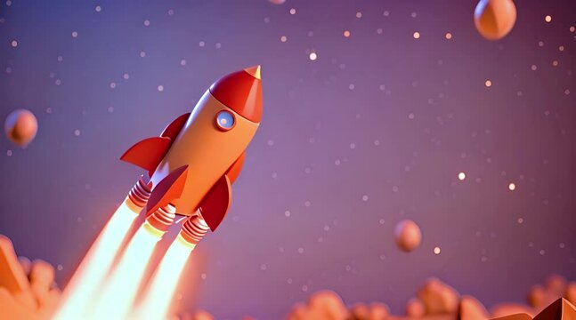 Mini Rocket Space Animator