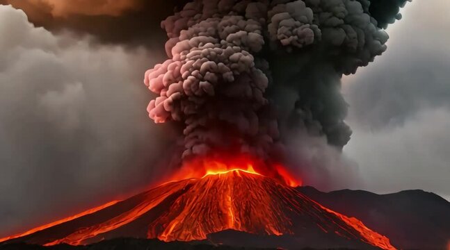 Volcanic eruption