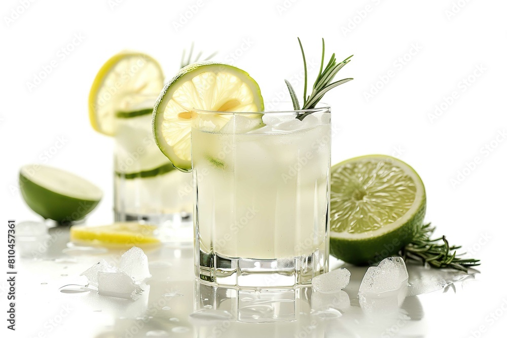 Wall mural Gin Fizz, isolated on white