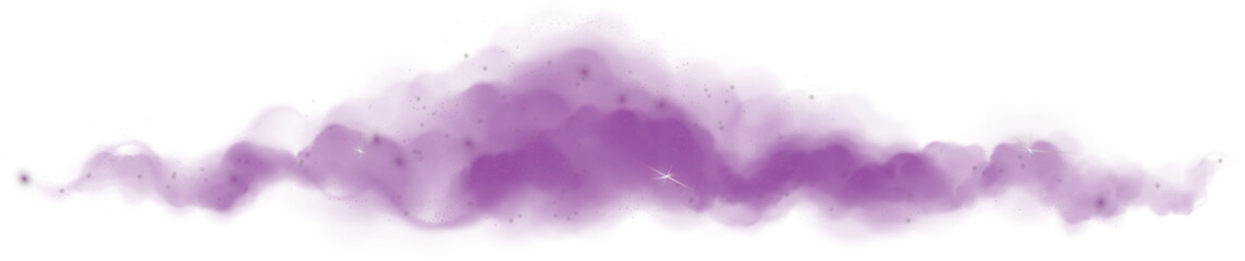 Purple magic dust trails with sparkles and glitter © Tiwawat