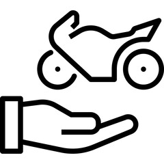 Motorcycle Care Icon