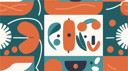 Vibrant Abstract Background - Stunning, Eye-catching Colors and Irregular Shapes. Vector Illustratrion. EPS 10.