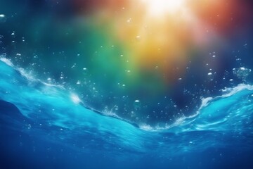 Oceanic Symphony: Serene Waterscape