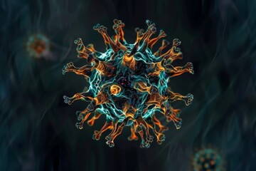 Health - microscopic view of virus