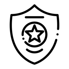 Sheriff Badge Icon