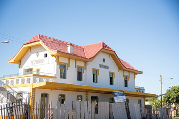 Old train station in the city of Dom Pedrito in RS Brazil